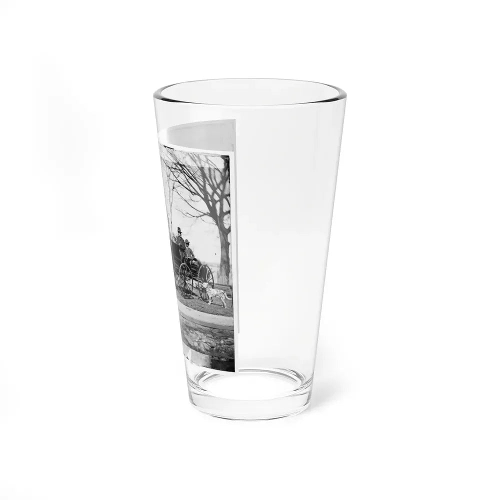 City Point, Virginia. Gen. Rufus Ingalls In Buggy With Colored Boy (U.S. Civil War) Pint Glass 16oz - Go Mug Yourself