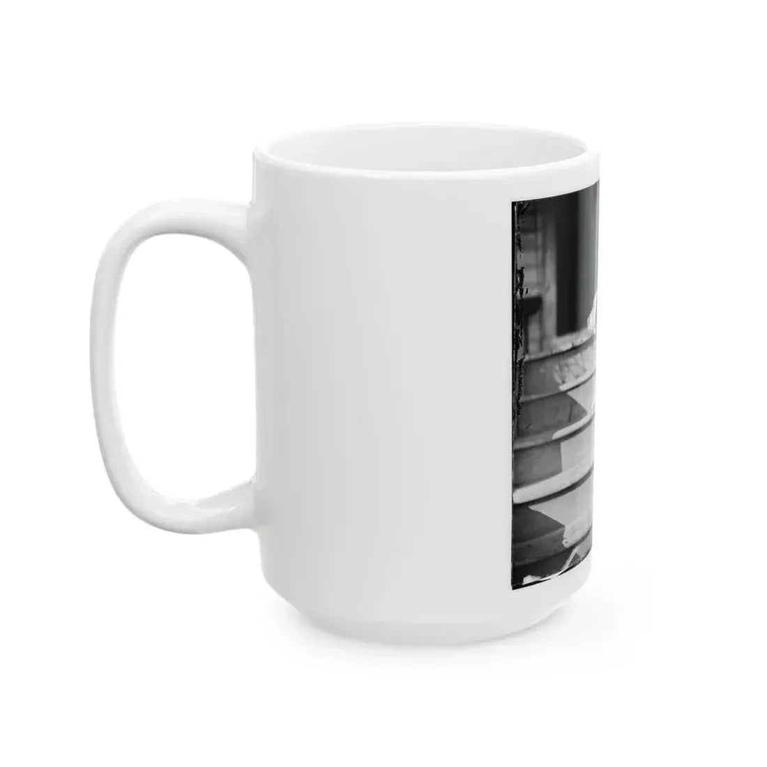 City Point, Virginia. General Rufus Ingall's Coach Dog (U.S. Civil War) White Coffee Mug - Go Mug Yourself
