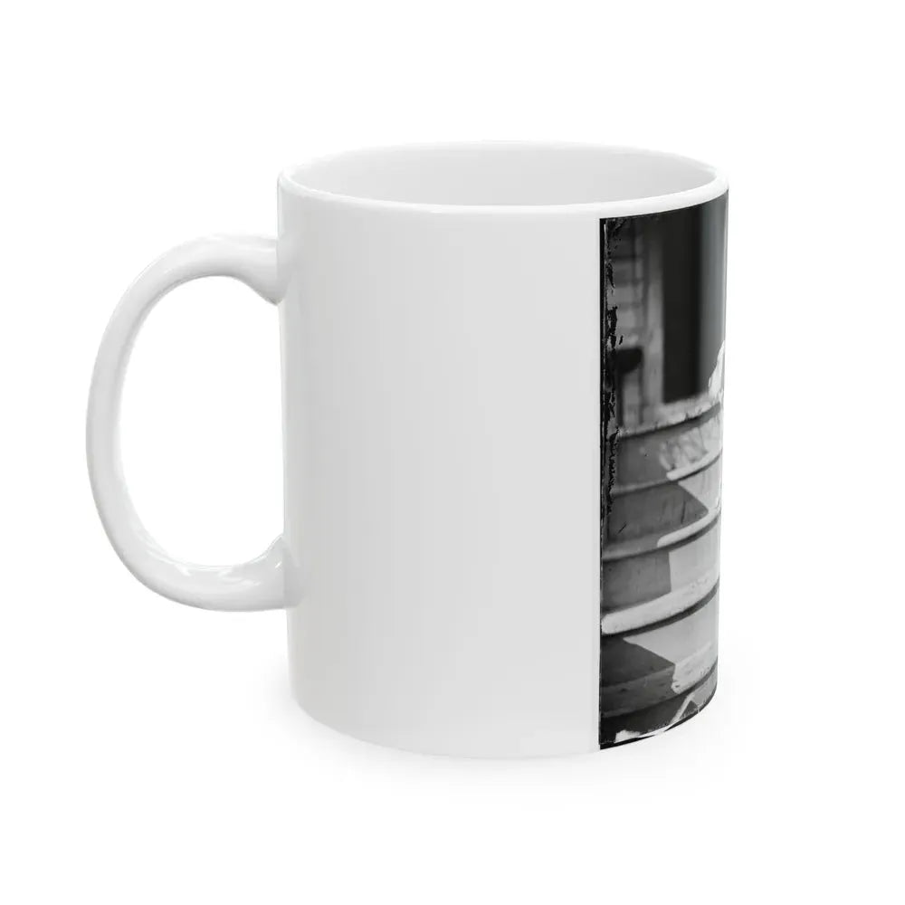 City Point, Virginia. General Rufus Ingall's Coach Dog (U.S. Civil War) White Coffee Mug - Go Mug Yourself