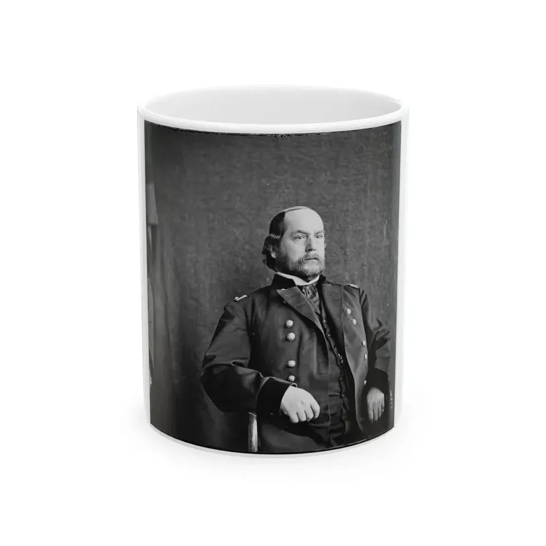 City Point, Virginia. General Rufus Ingalls, U.S.A. (U.S. Civil War) White Coffee Mug 11oz - Go Mug Yourself