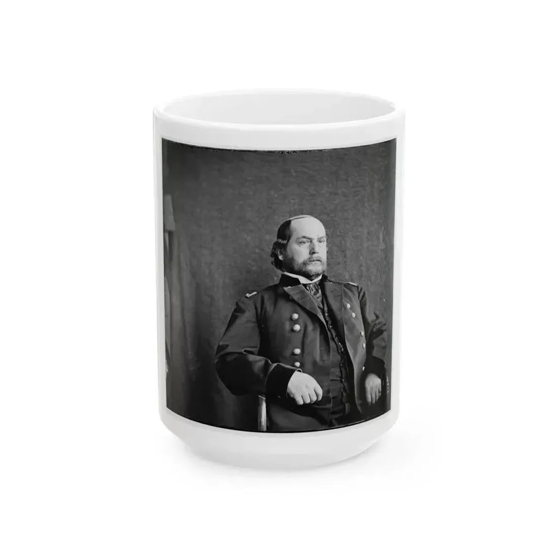 City Point, Virginia. General Rufus Ingalls, U.S.A. (U.S. Civil War) White Coffee Mug 15oz - Go Mug Yourself