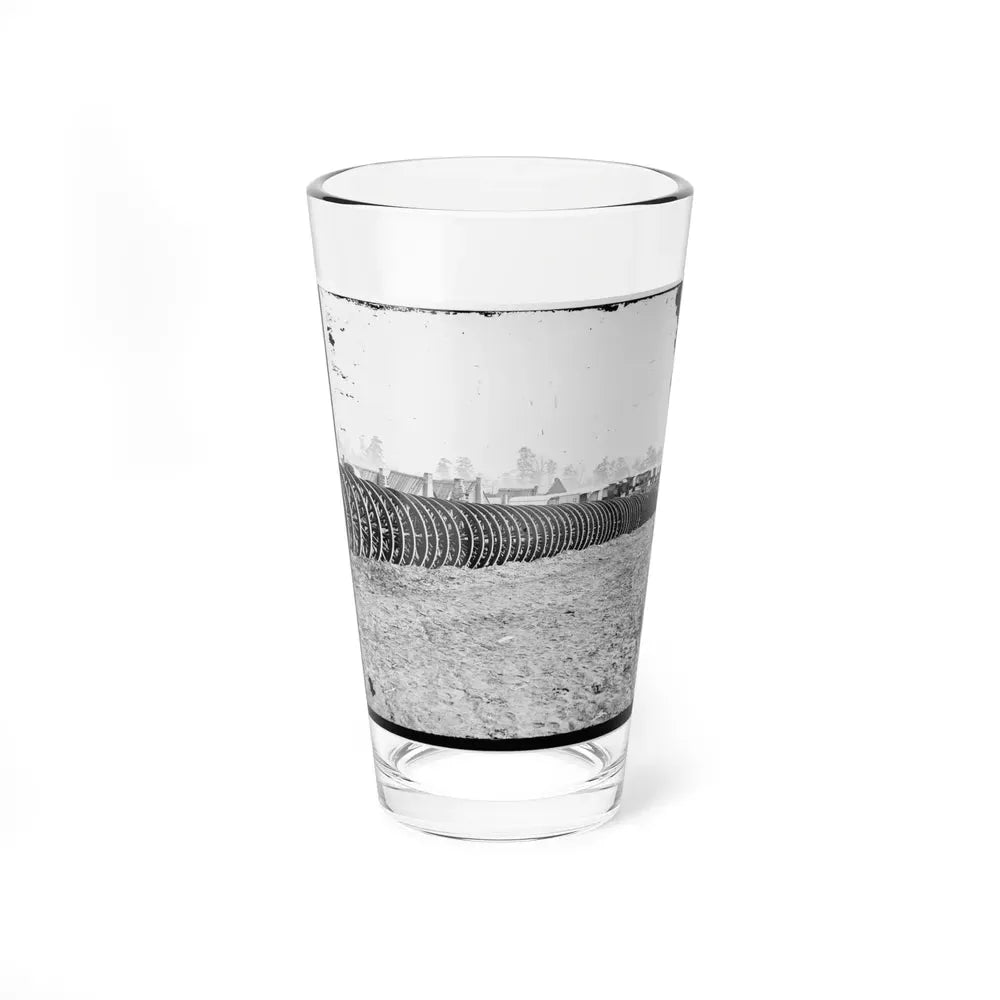 City Point, Virginia (Vicinity). Park Of Army Wagon Wheels (U.S. Civil War) Pint Glass 16oz 16oz - Go Mug Yourself