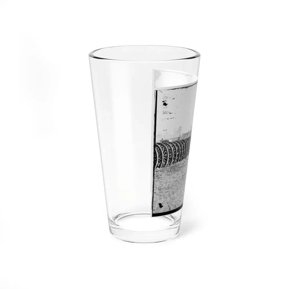 City Point, Virginia (Vicinity). Park Of Army Wagon Wheels (U.S. Civil War) Pint Glass 16oz - Go Mug Yourself
