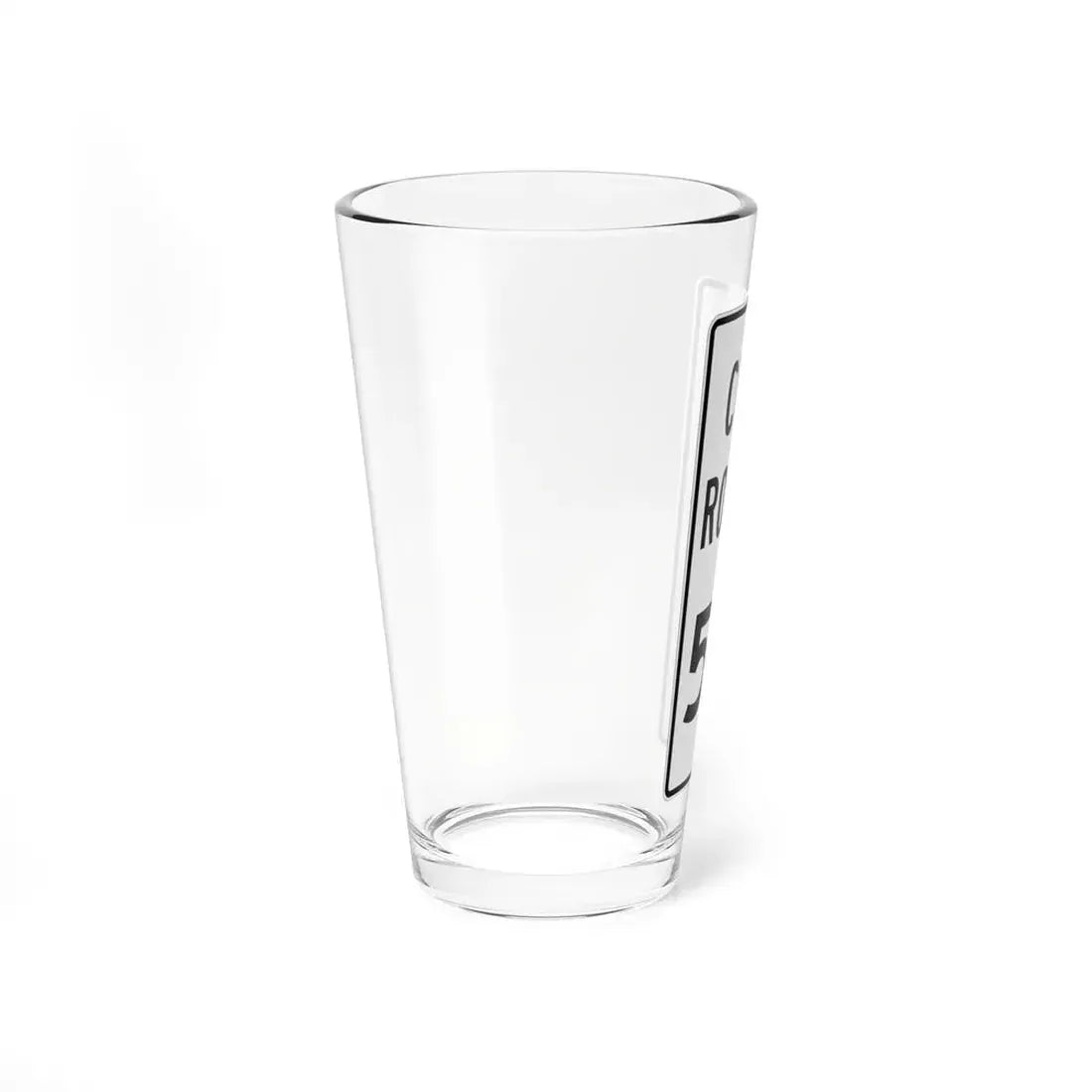 City Route 53 Fremont Ohio (Ohio) (Road Sign) Pint Glss 16oz - Go Mug Yourself