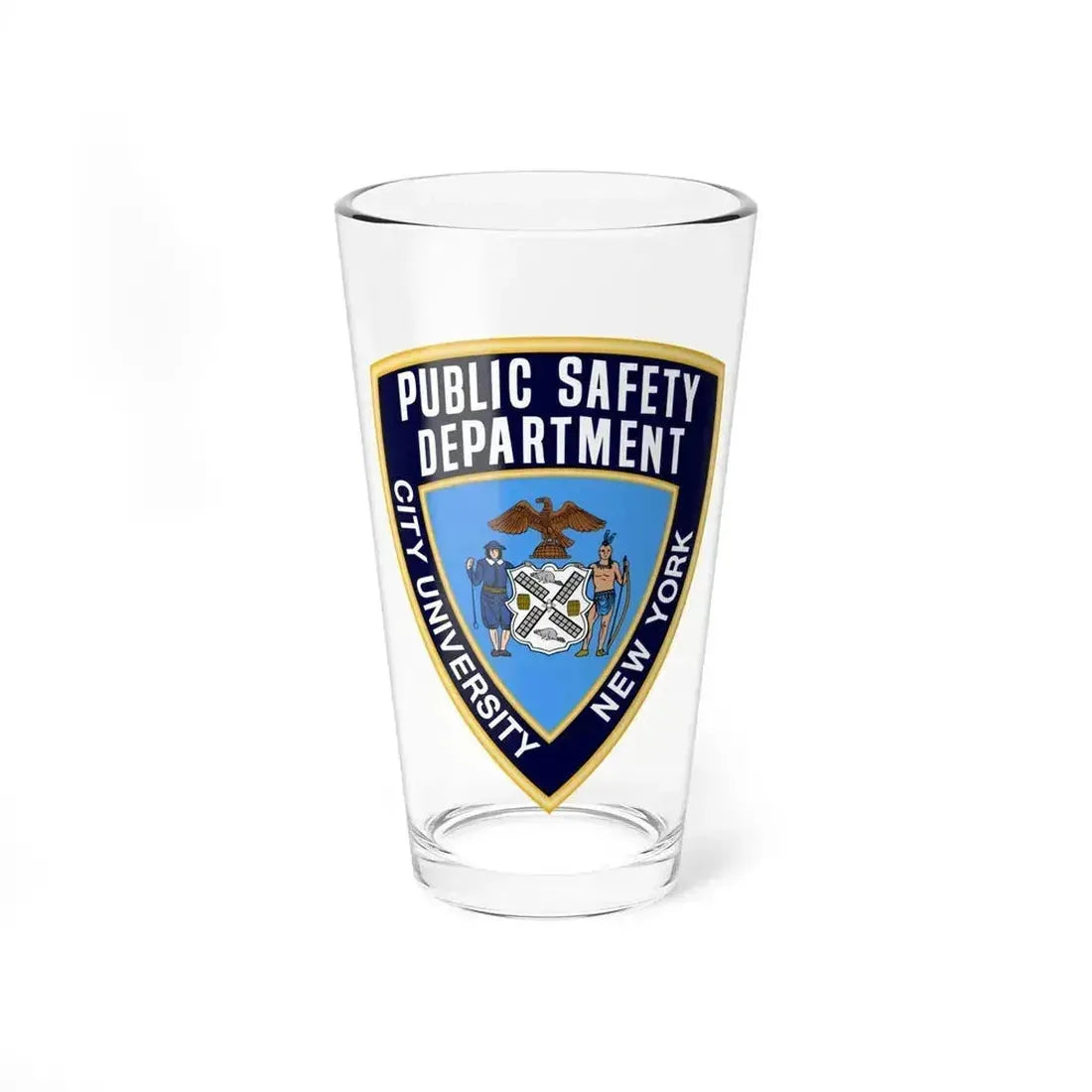 City University of New York Public Safety Dept - Pint Glass 16oz 16oz - Go Mug Yourself