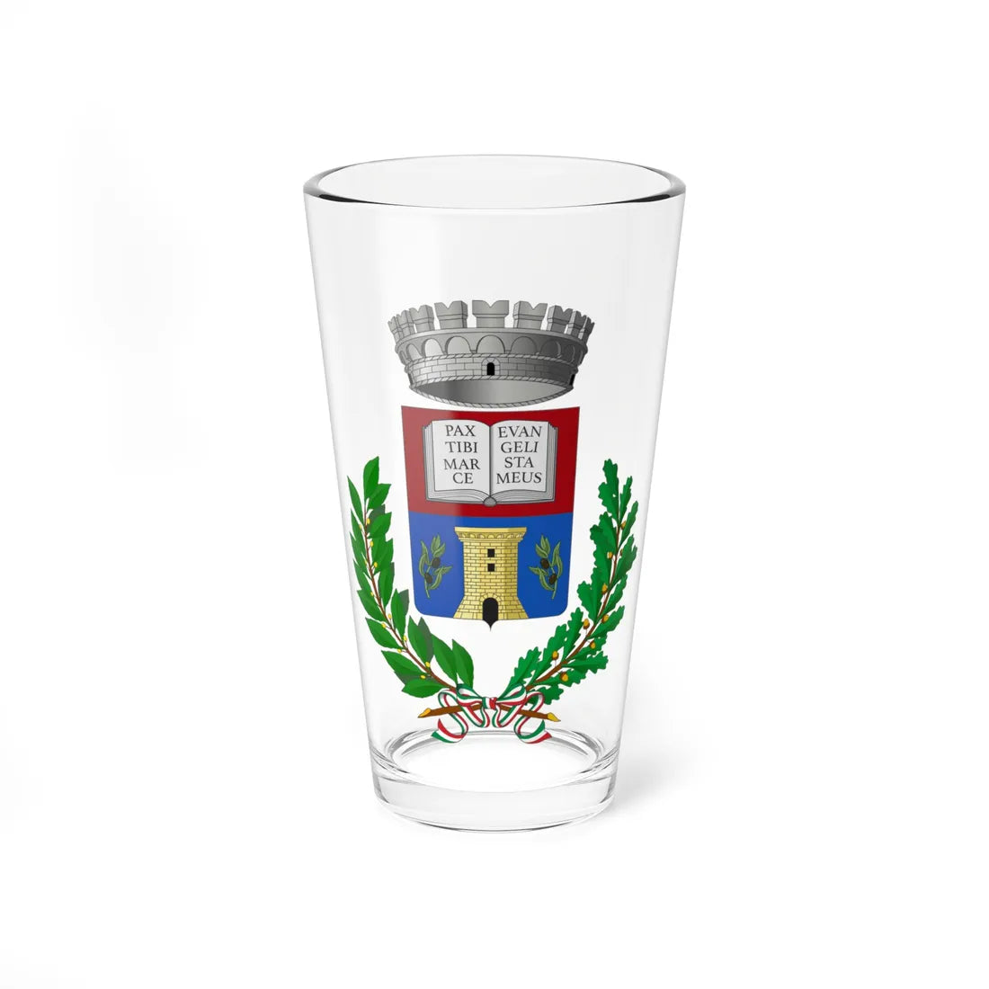 Civezza-Stemma (Italy) (Coat of Arms) Pint Glass 16oz 16oz - Go Mug Yourself