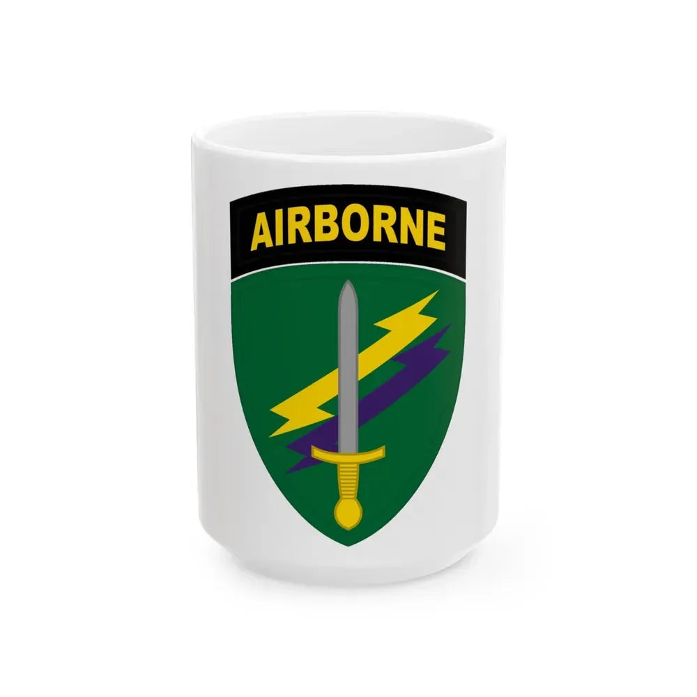 Civil Affairs and Psychological Operations Command Airborne (U.S. Army) White Coffee Mug 15oz - Go Mug Yourself