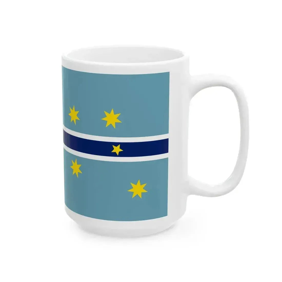 Civil Air Ensign of Australia 1935-1948 (Australia) White Coffee Mug - Go Mug Yourself