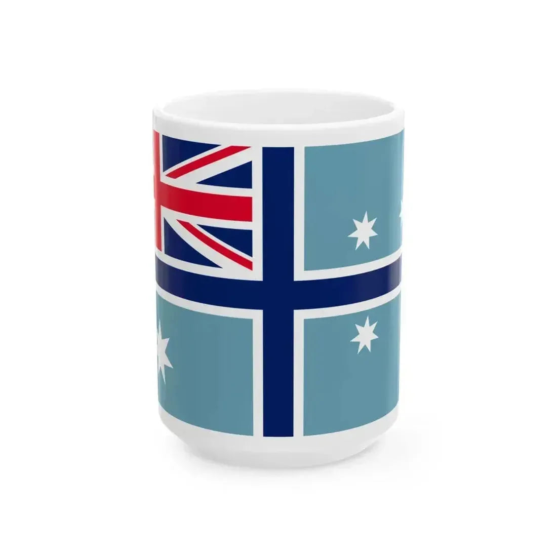 Civil Air Ensign of Australia (Australia) White Coffee Mug 15oz - Go Mug Yourself