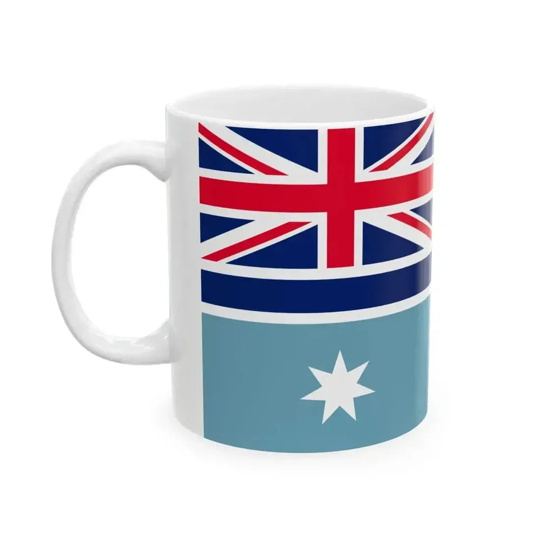 Civil Air Ensign of Australia (Australia) White Coffee Mug - Go Mug Yourself