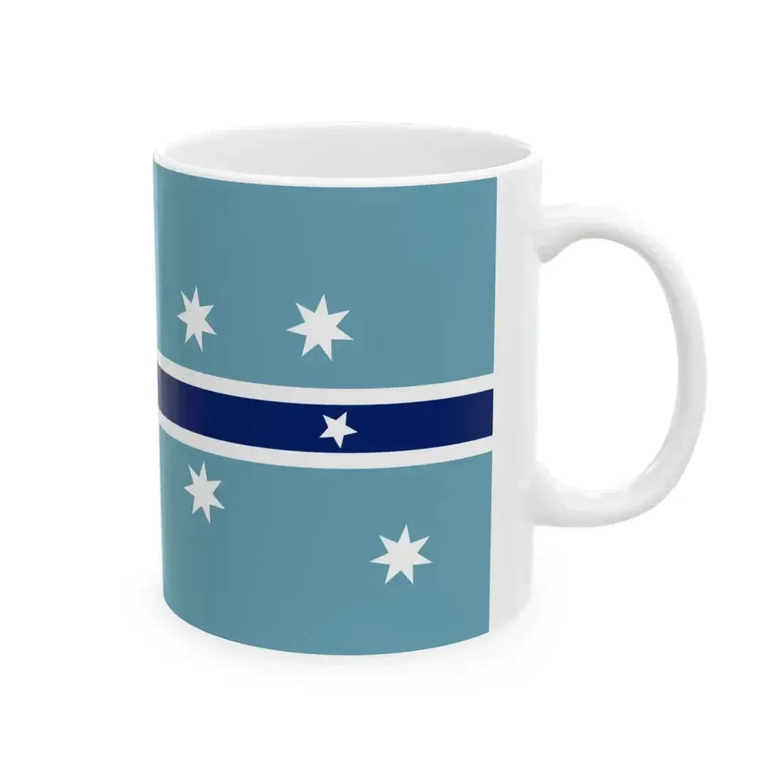 Civil Air Ensign of Australia (Australia) White Coffee Mug - Go Mug Yourself