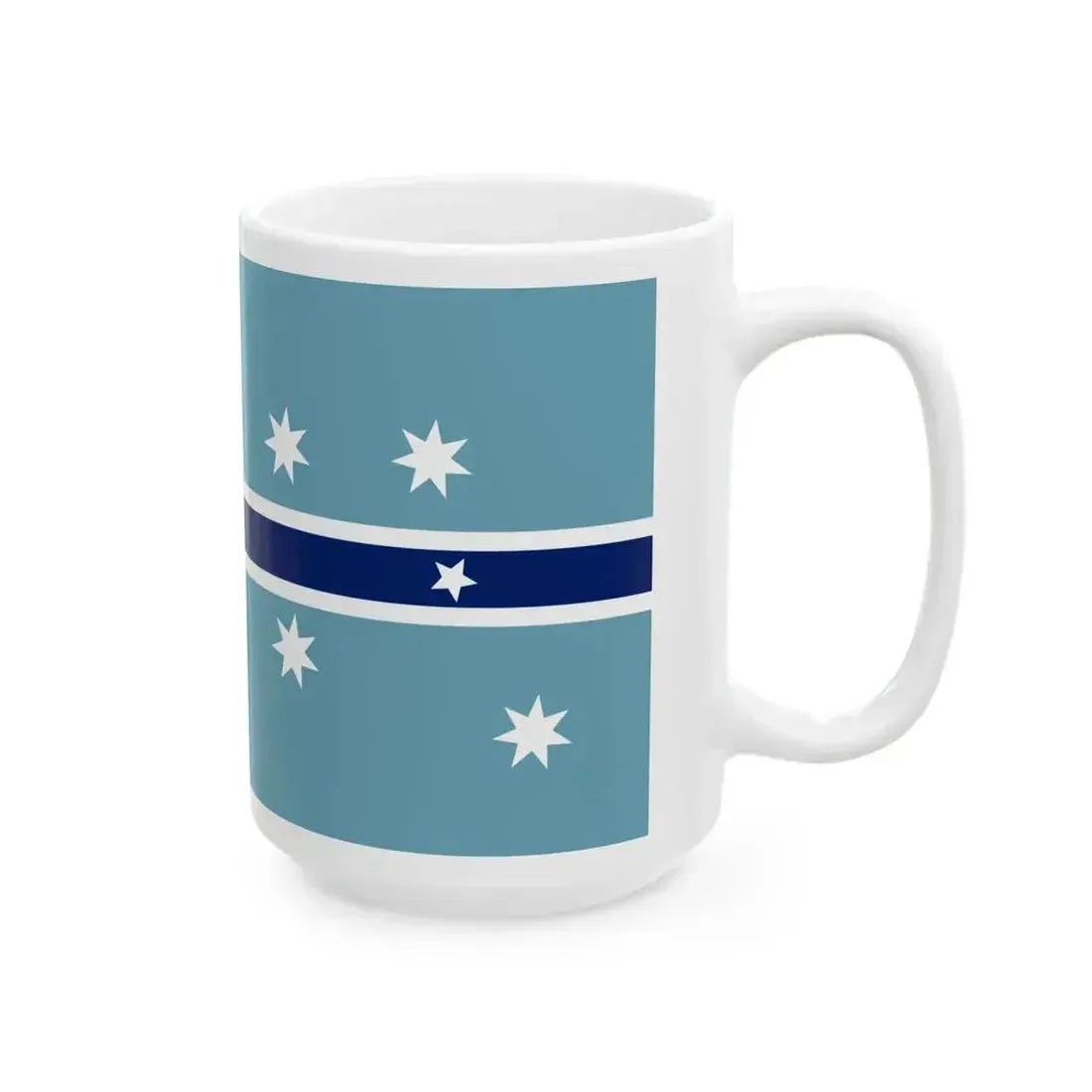 Civil Air Ensign of Australia (Australia) White Coffee Mug - Go Mug Yourself
