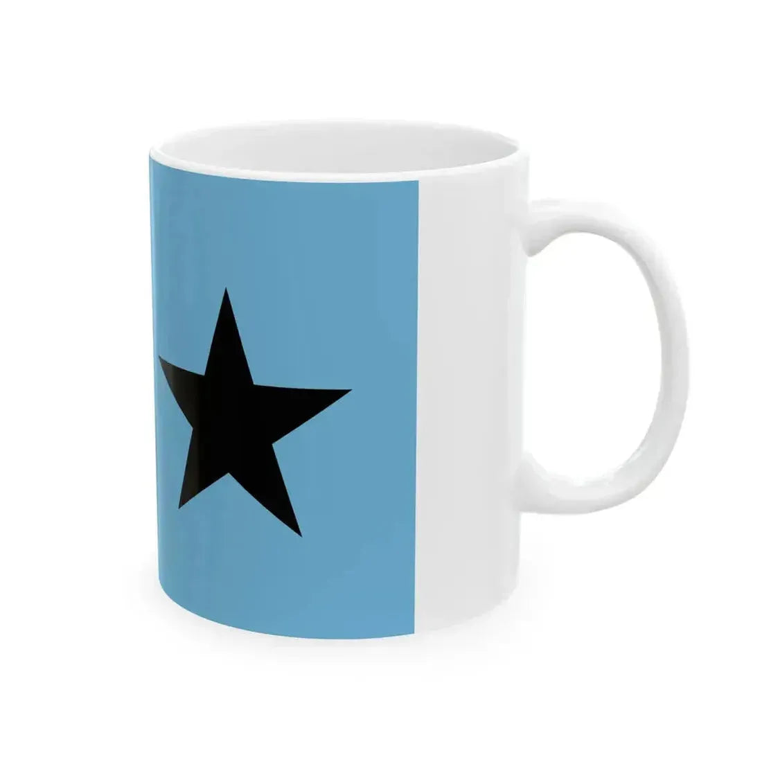 Civil Air Ensign of Ghana (Ghana) White Coffee Mug - Go Mug Yourself