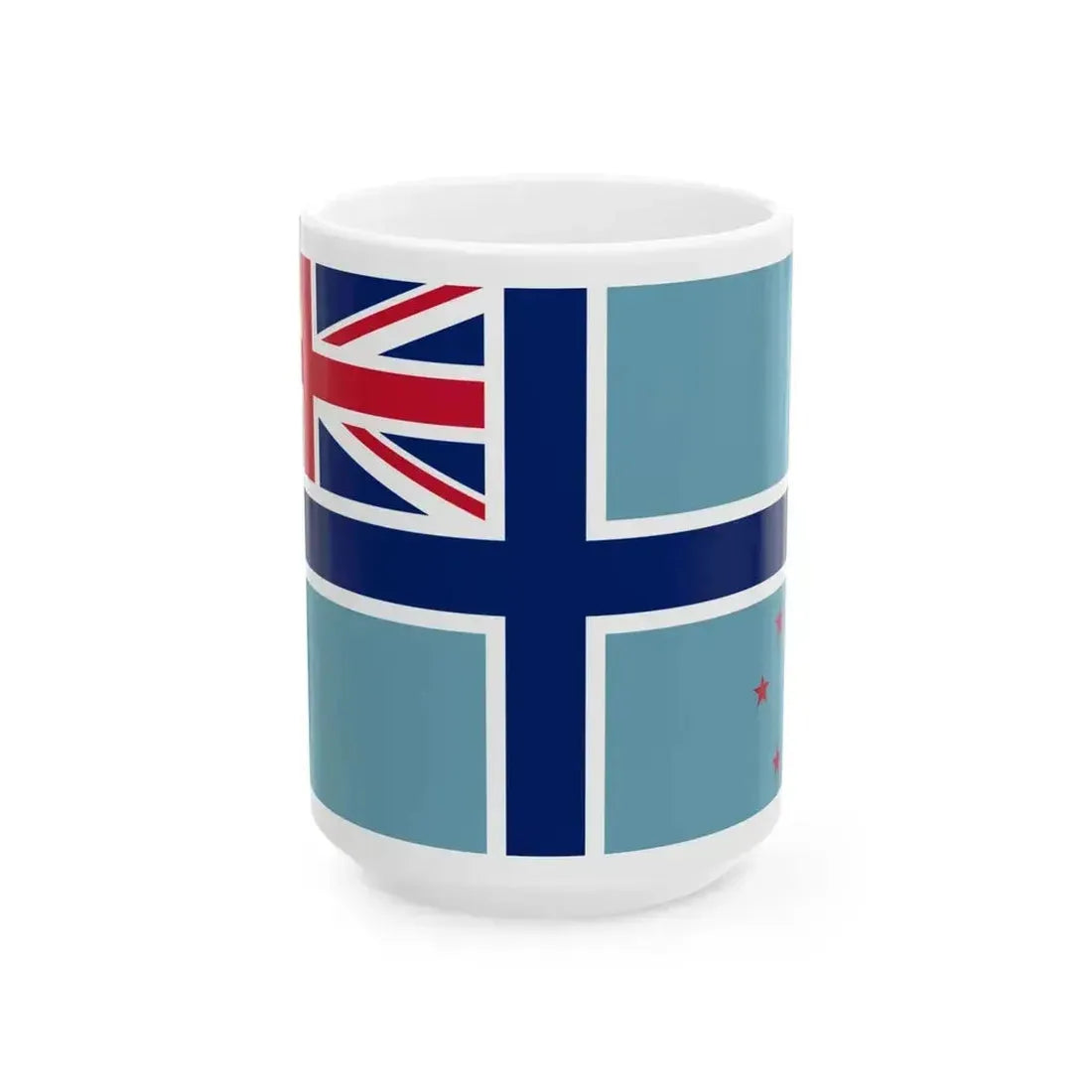 Civil Air Ensign of New Zealand (New Zealand) White Coffee Mug 15oz - Go Mug Yourself
