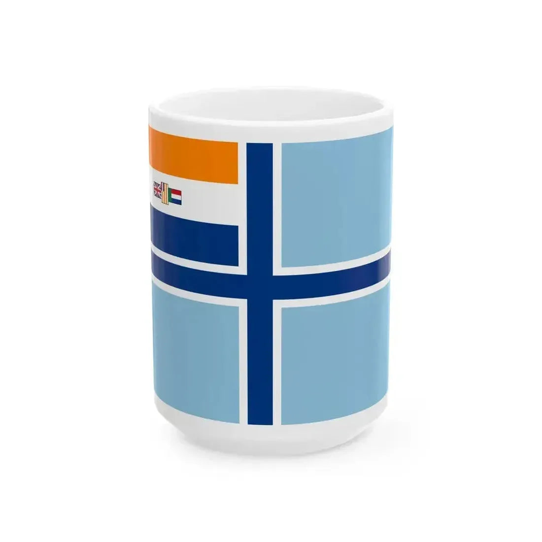 Civil Air Ensign of South Africa obsolete (South Africa) White Coffee Mug 15oz - Go Mug Yourself