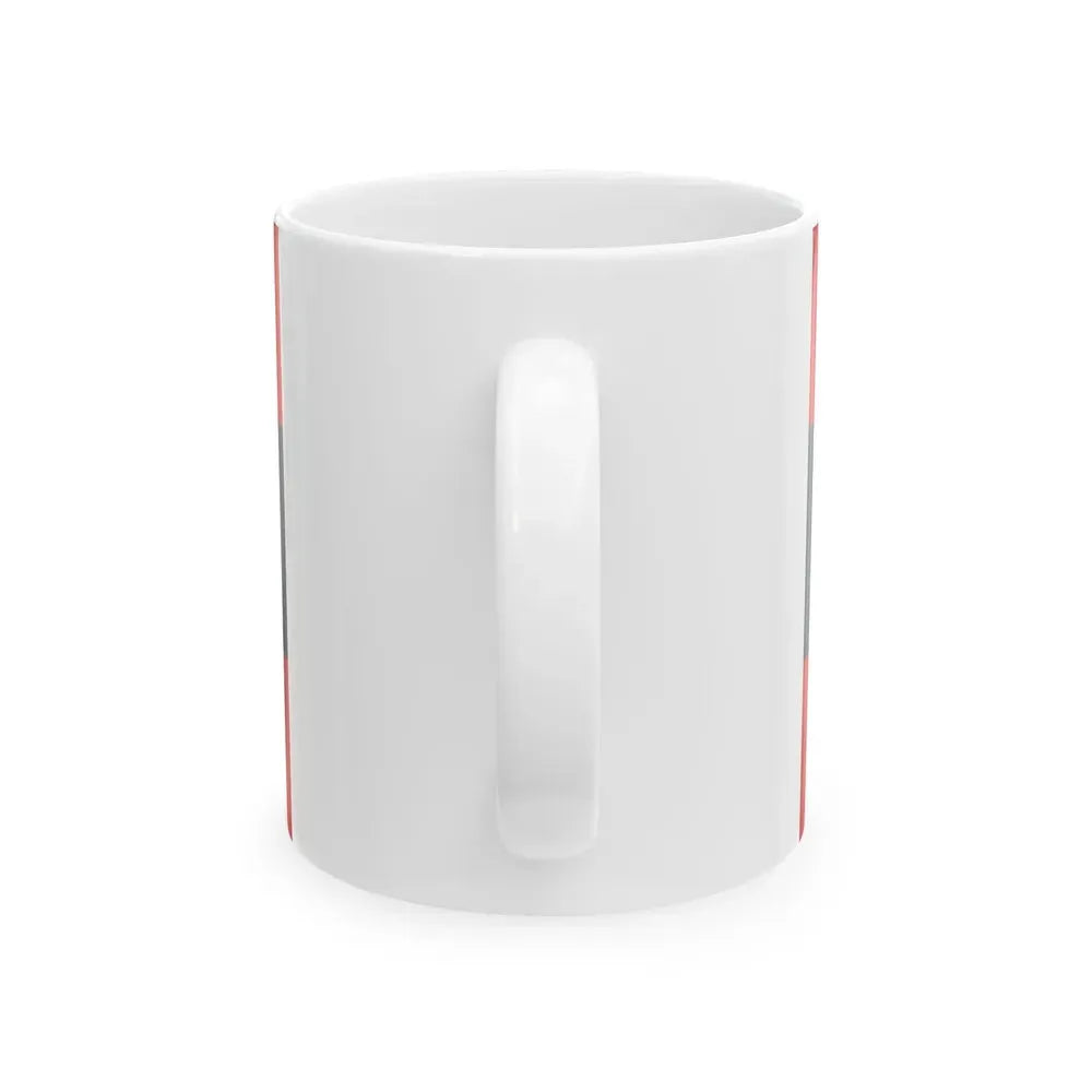 Civil Ensign of Albania 1945-1992 (Albania) White Coffee Mug - Go Mug Yourself