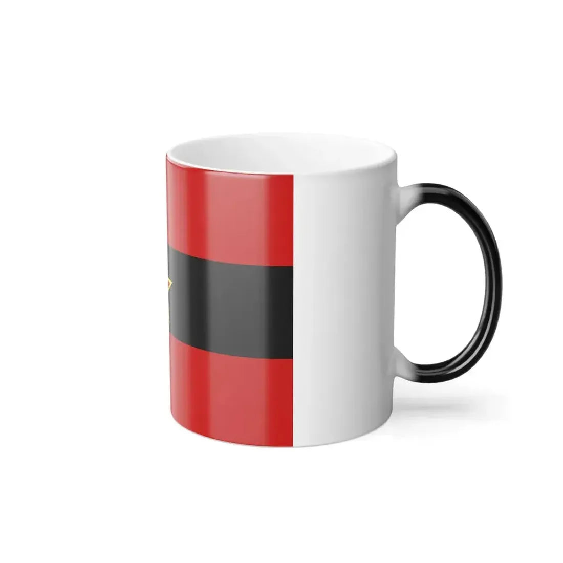 Civil Ensign of Albania 1945 to 1992 - Color Changing Coffee Mug - Go Mug Yourself