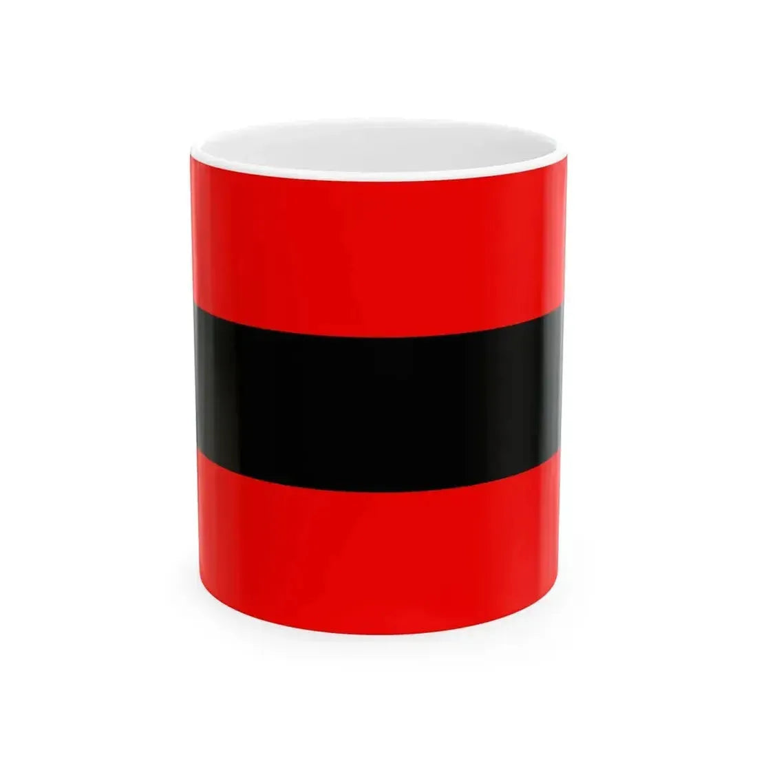 Civil Ensign of Albania 3-2 (Albania) White Coffee Mug 11oz - Go Mug Yourself