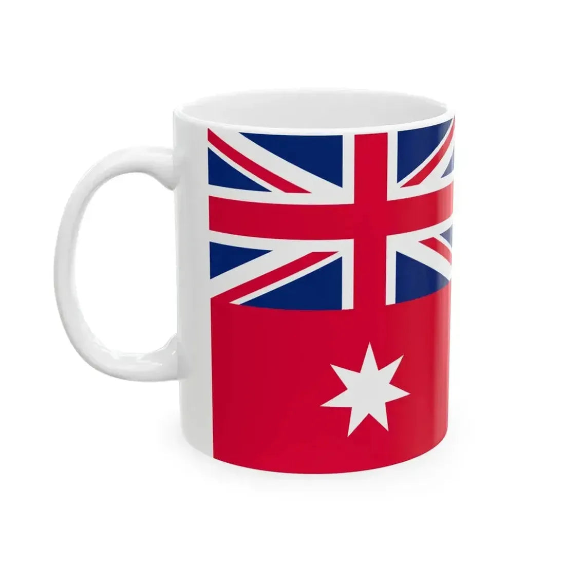 Civil Ensign of Australia (Australia) White Coffee Mug - Go Mug Yourself