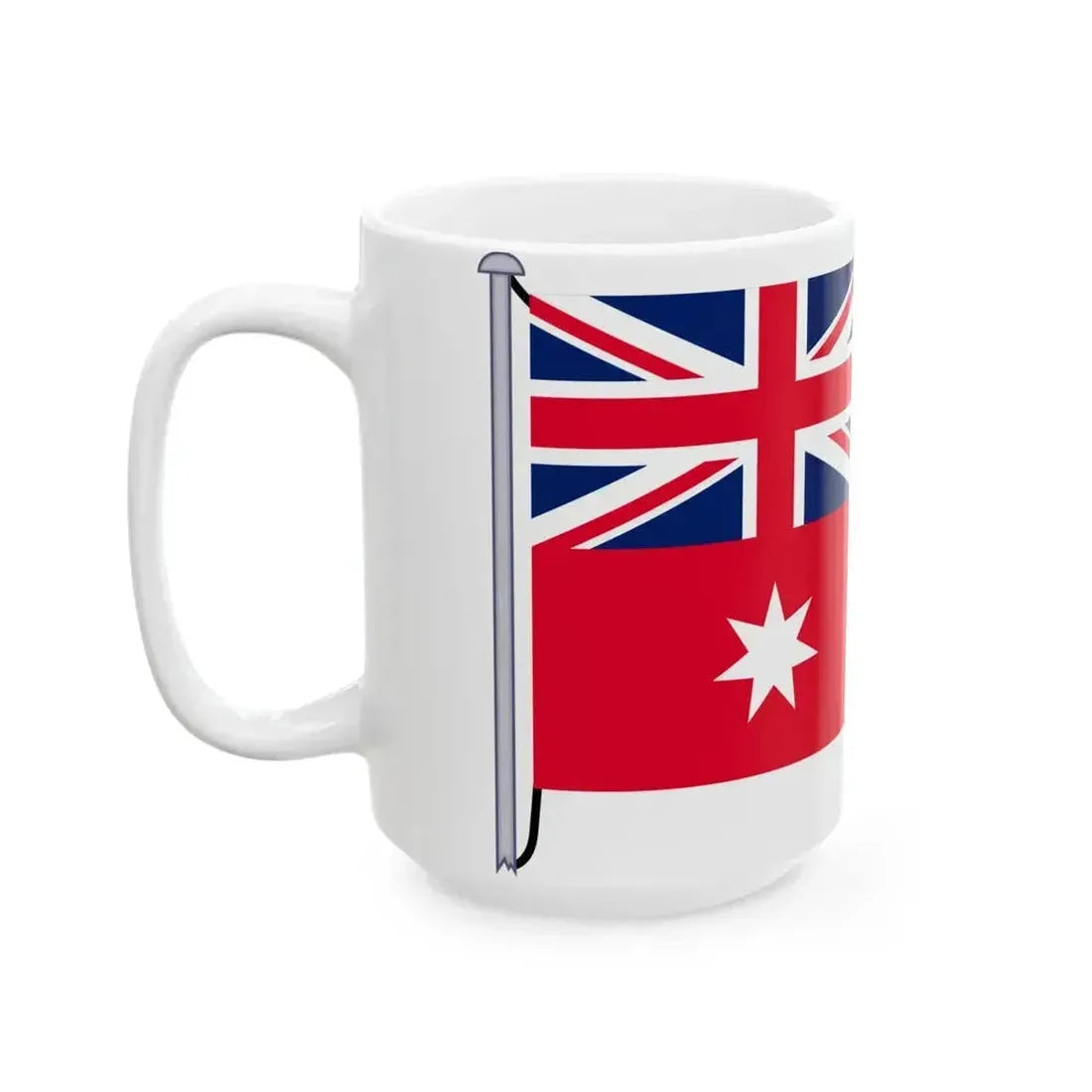 Civil Ensign of Australia Flag Act 1953 (Australia) White Coffee Mug - Go Mug Yourself