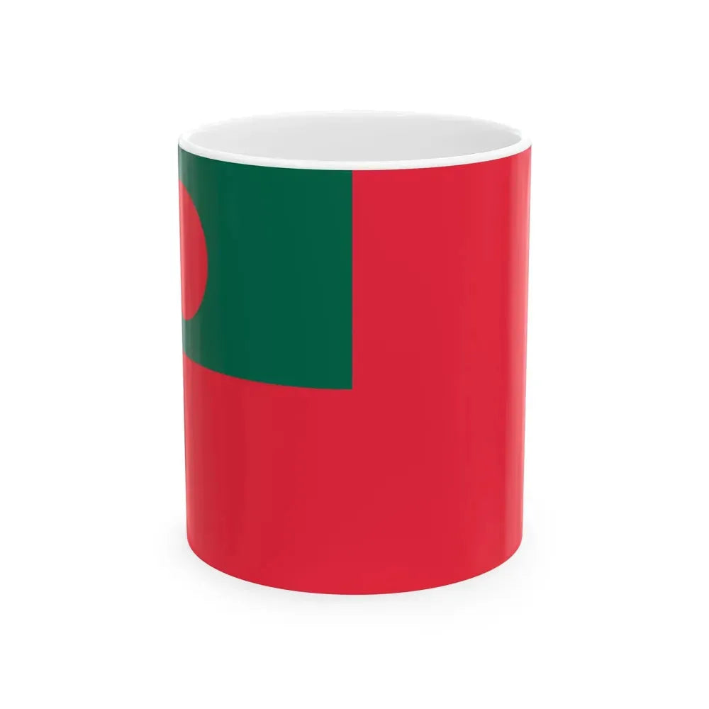 Civil Ensign of Bangladesh (Bangladesh) White Coffee Mug 11oz - Go Mug Yourself
