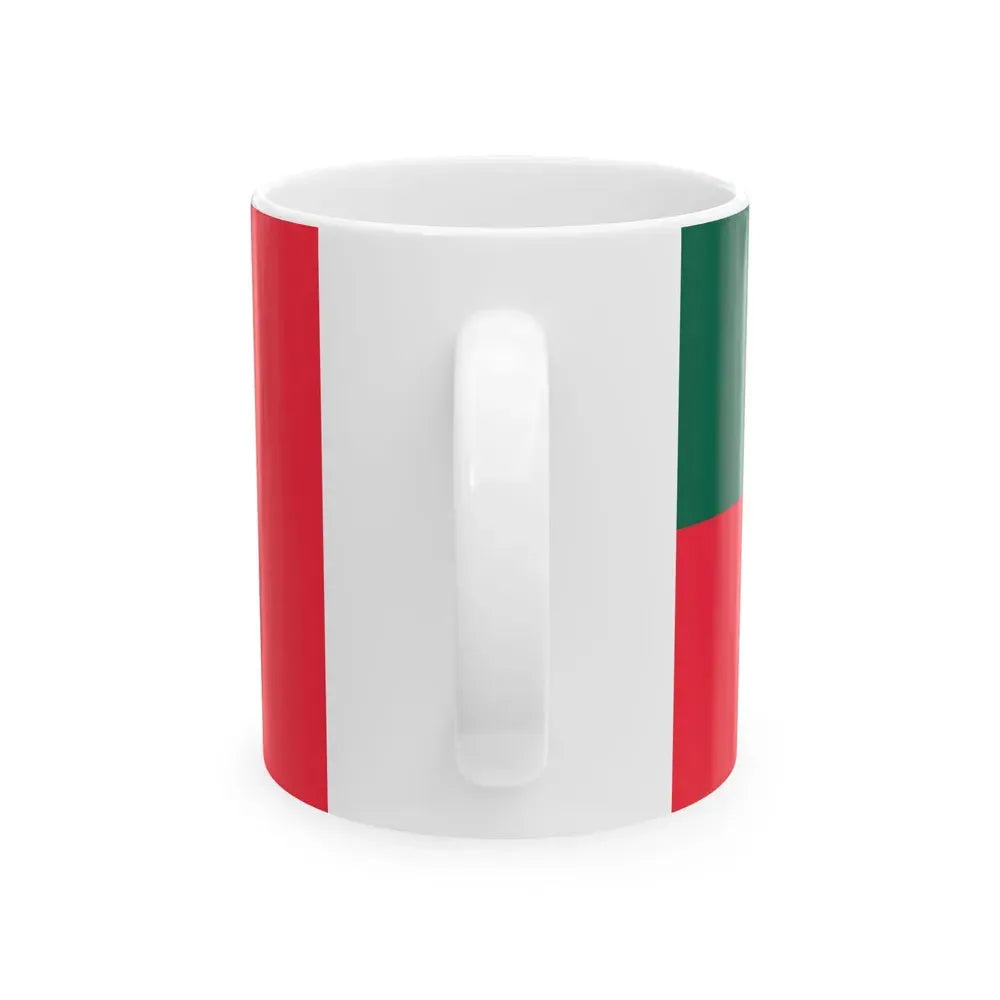 Civil Ensign of Bangladesh (Bangladesh) White Coffee Mug - Go Mug Yourself