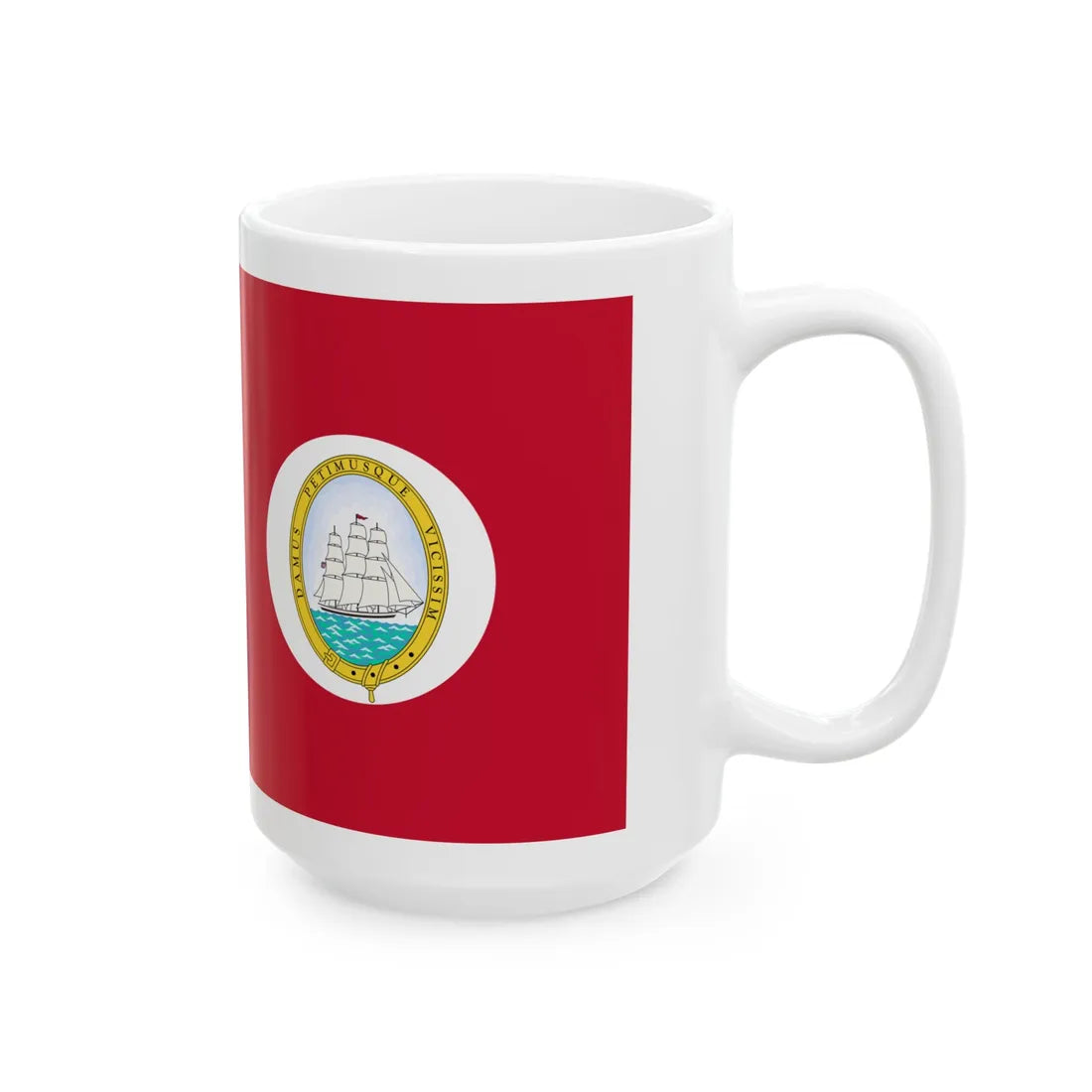 Civil ensign of British Guiana 1906-1919 (Guyana) White Coffee Mug - Go Mug Yourself