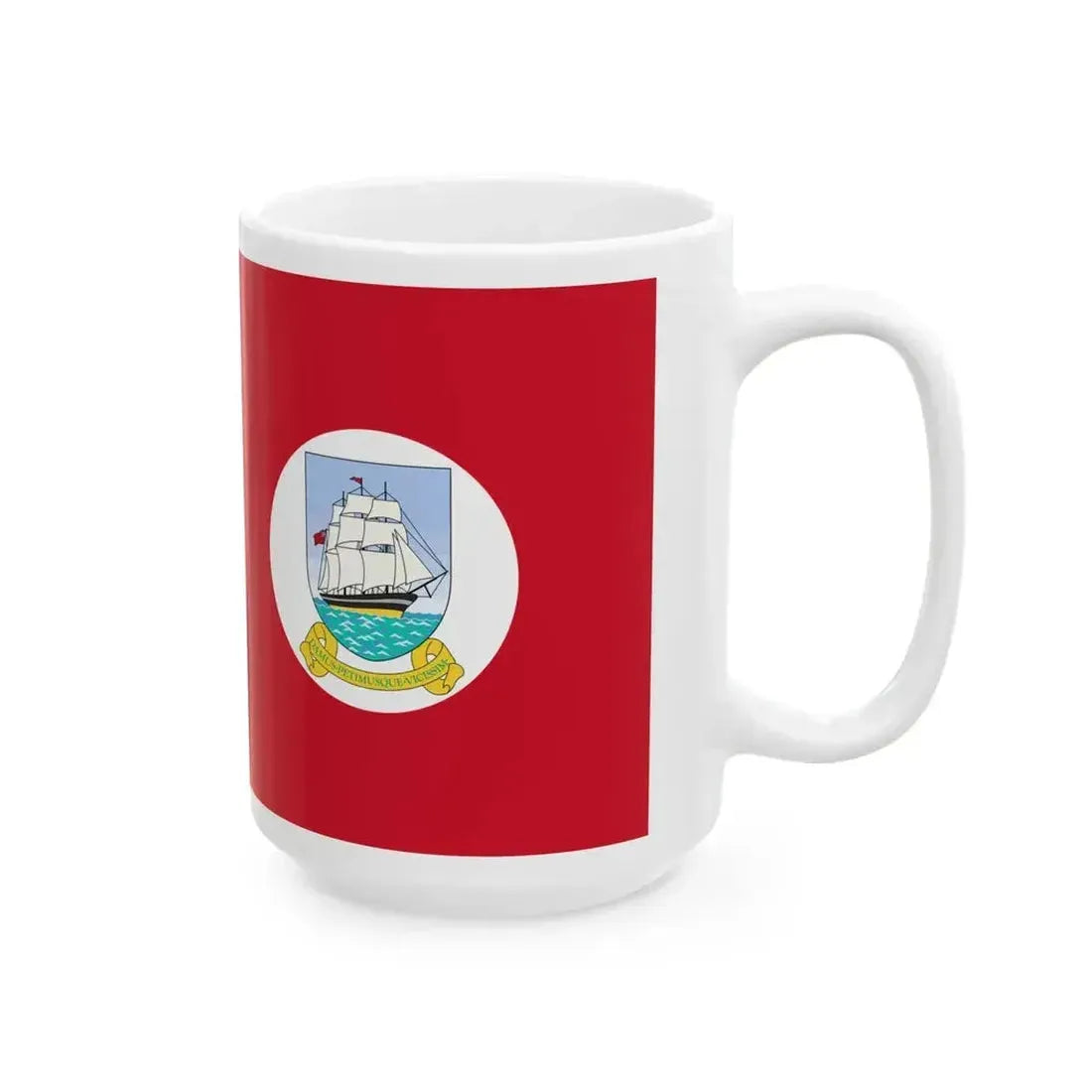 Civil ensign of British Guiana 1955-1966 (Guyana) White Coffee Mug - Go Mug Yourself