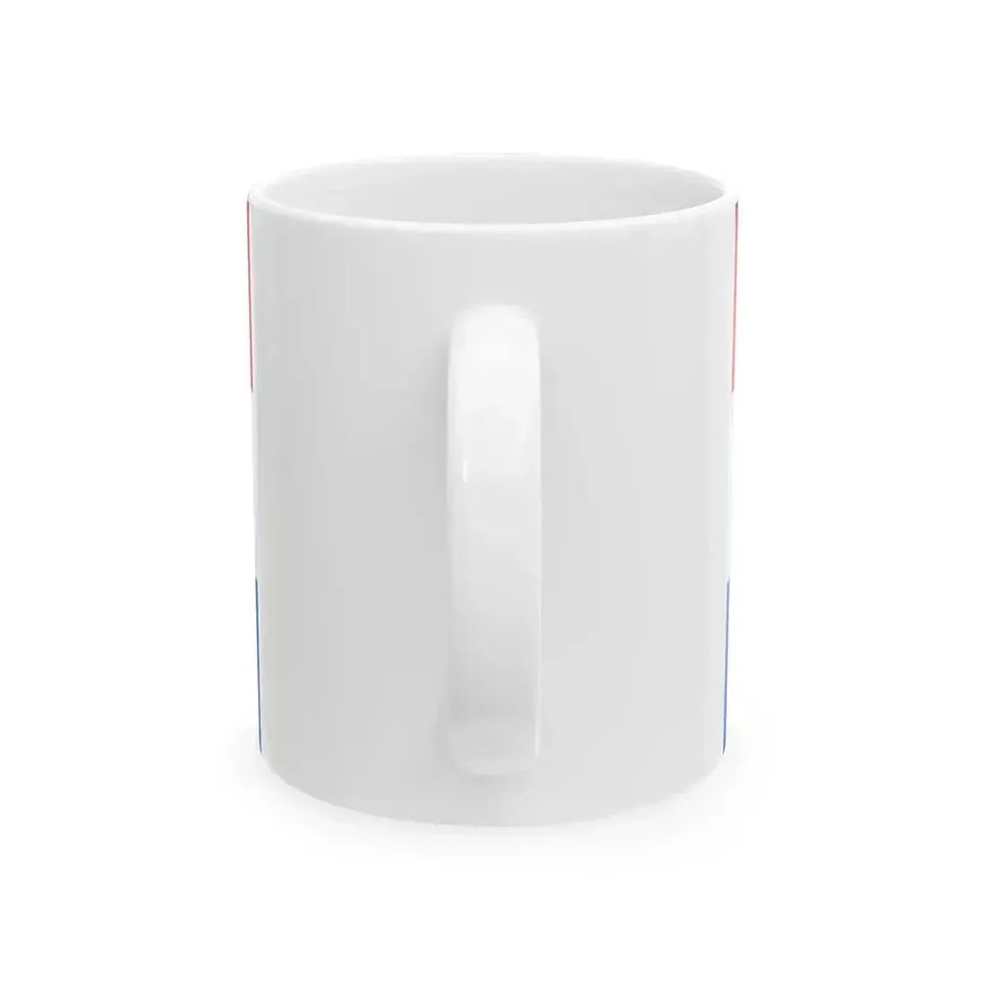 Civil ensign of Croatia Pantone (Croatia) White Coffee Mug - Go Mug Yourself