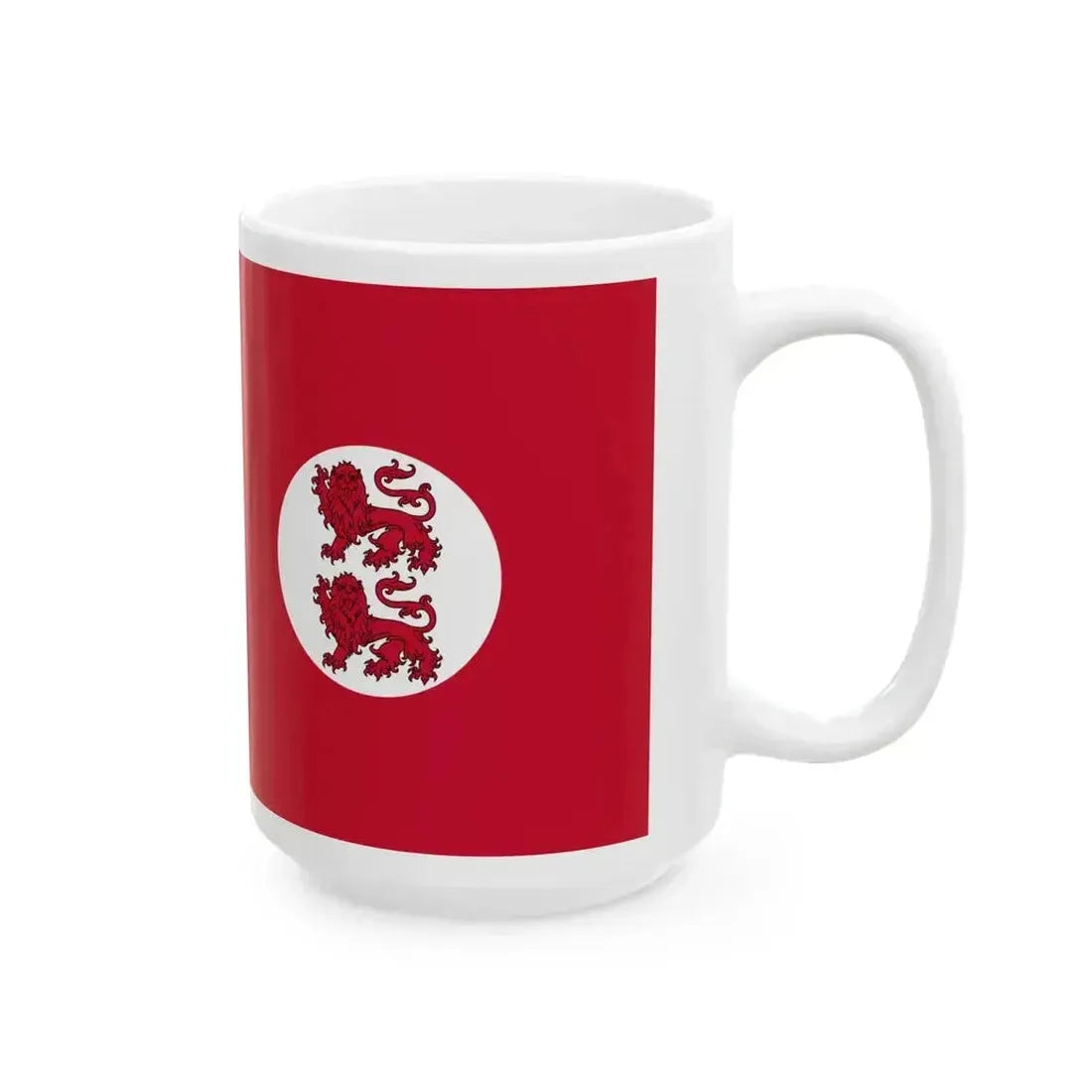 Civil Ensign of Cyprus 1922-1960 (Cyprus) White Coffee Mug - Go Mug Yourself