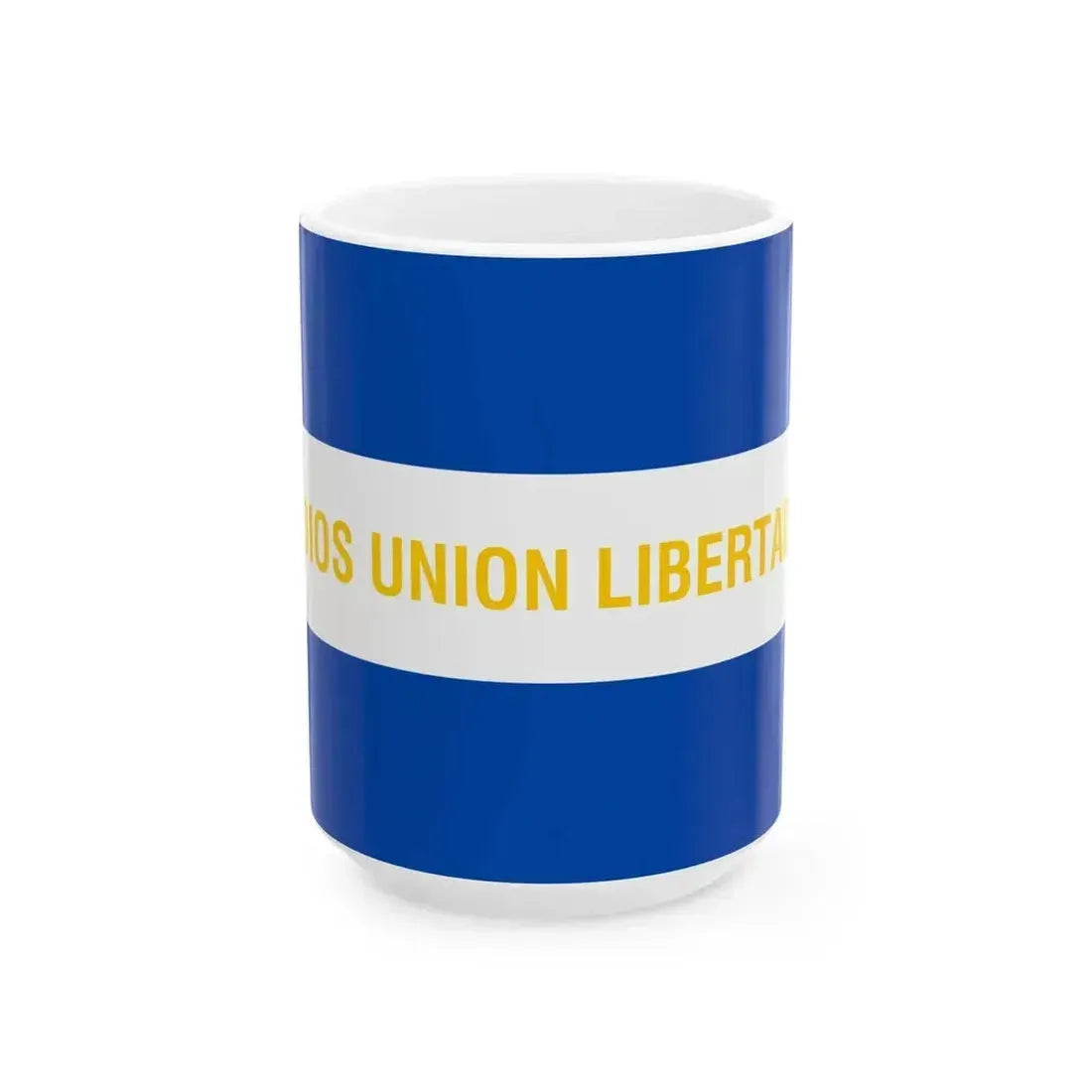 Civil Ensign of El Salvador (El Salvador) White Coffee Mug 15oz - Go Mug Yourself