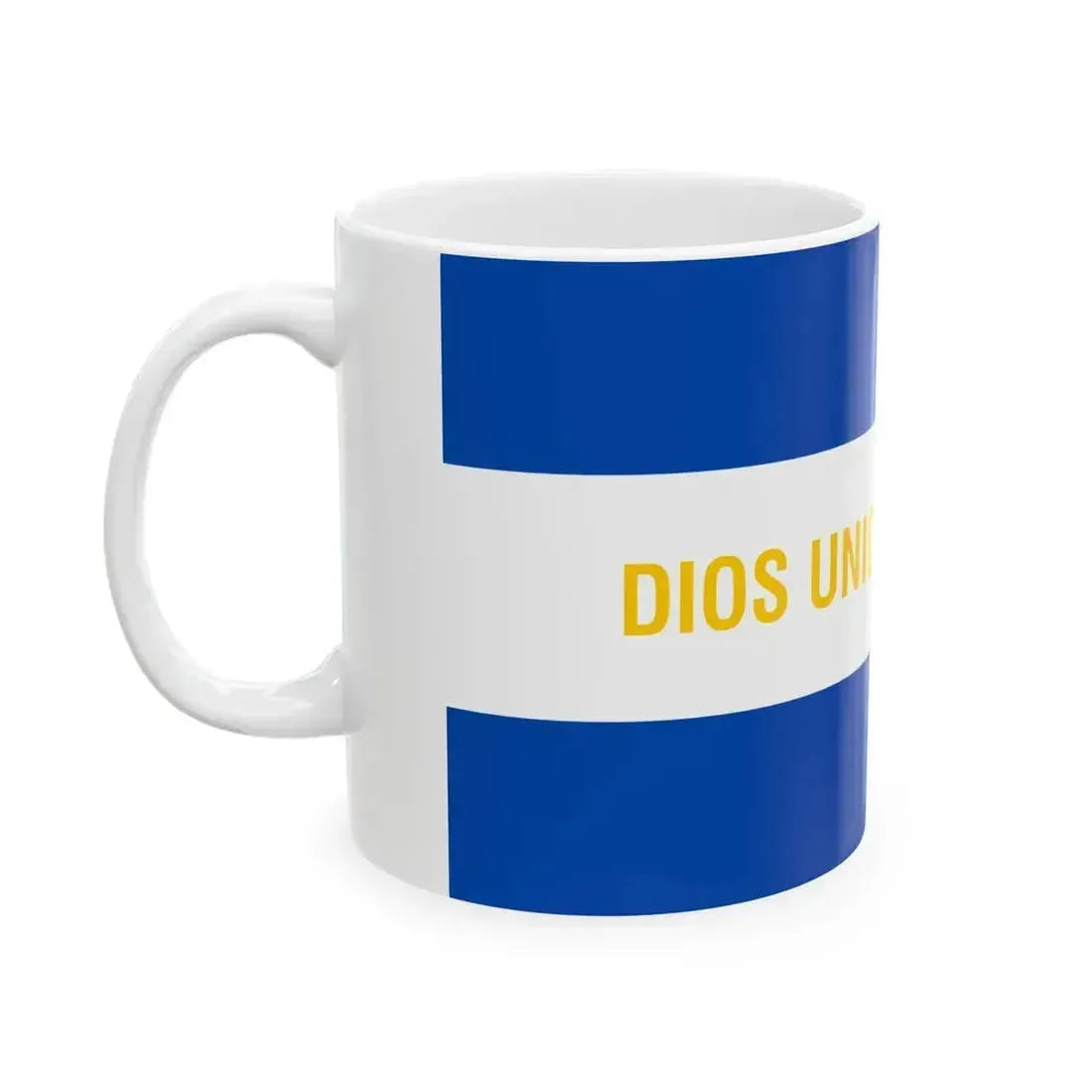 Civil Ensign of El Salvador (El Salvador) White Coffee Mug - Go Mug Yourself