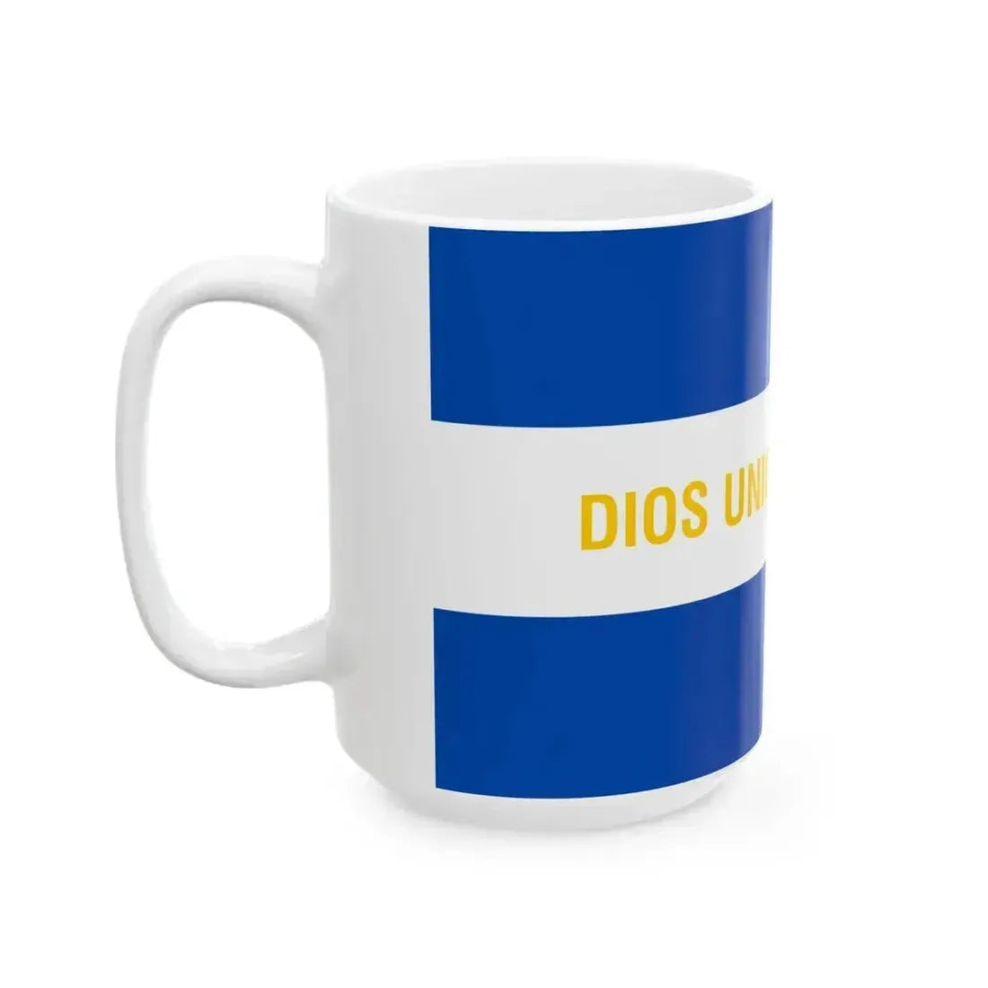 Civil Ensign of El Salvador (El Salvador) White Coffee Mug - Go Mug Yourself