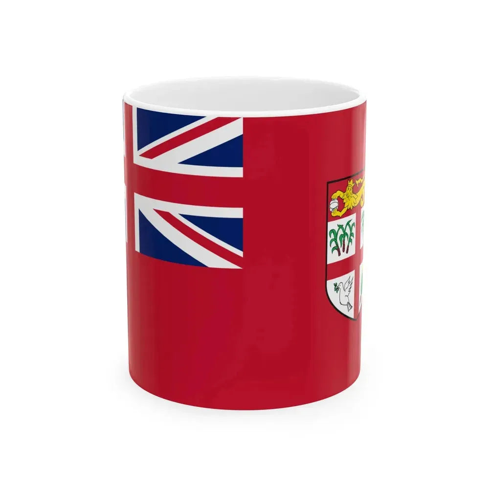 Civil Ensign of Fiji (Fiji) White Coffee Mug 11oz - Go Mug Yourself