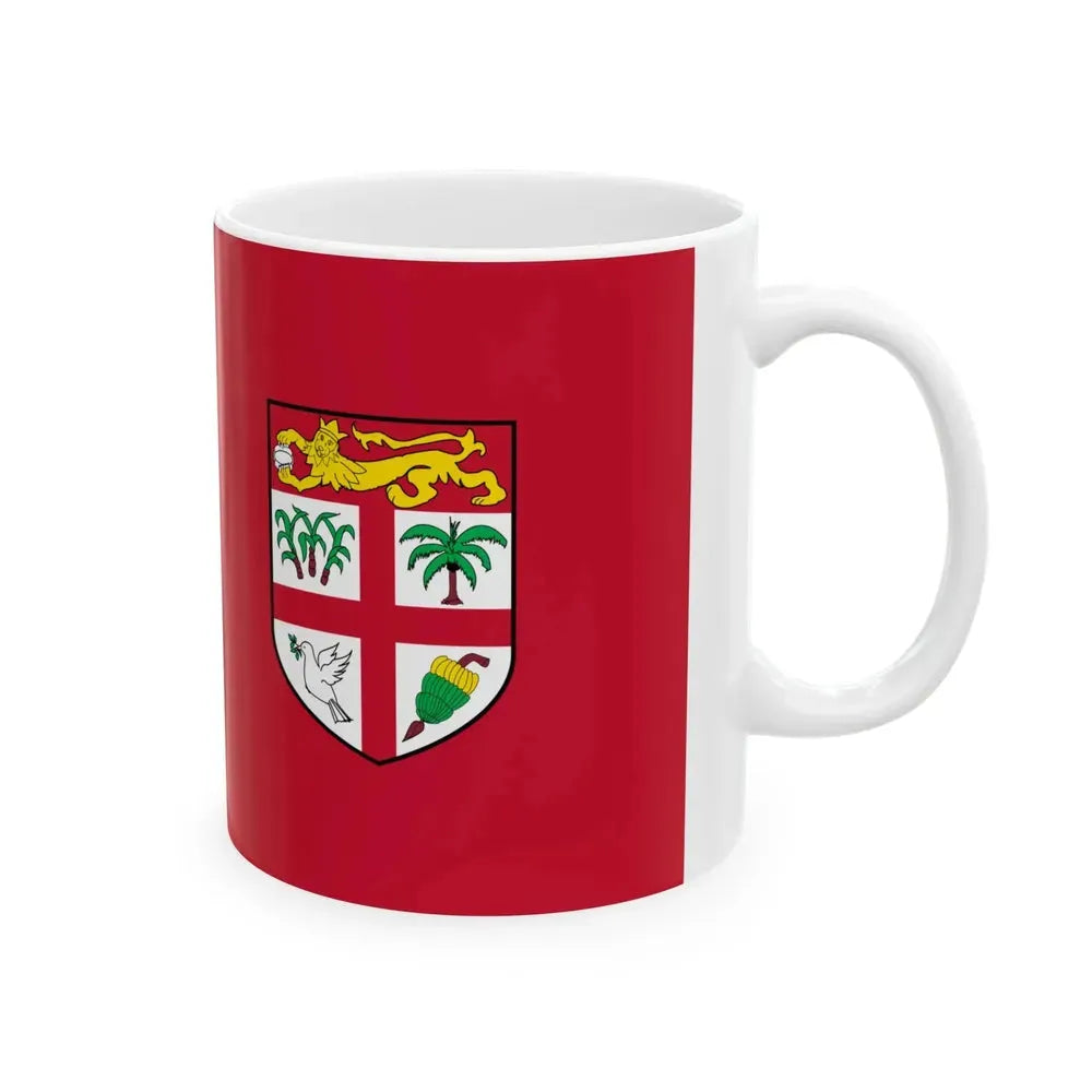 Civil Ensign of Fiji (Fiji) White Coffee Mug - Go Mug Yourself