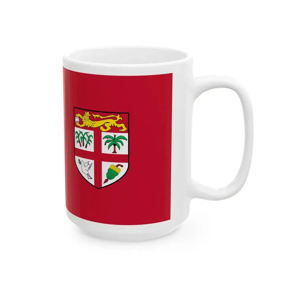 Civil Ensign of Fiji (Fiji) White Coffee Mug - Go Mug Yourself