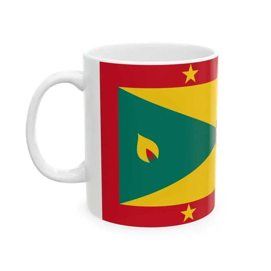 Civil Ensign of Grenada (Grenada) White Coffee Mug - Go Mug Yourself