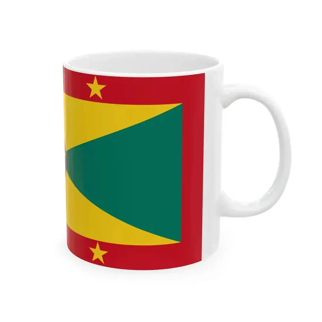 Civil Ensign of Grenada (Grenada) White Coffee Mug - Go Mug Yourself