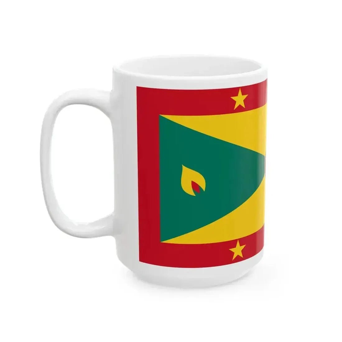 Civil Ensign of Grenada (Grenada) White Coffee Mug - Go Mug Yourself