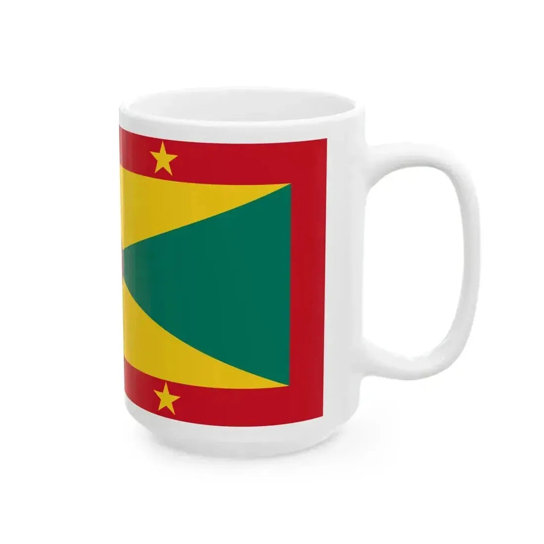 Civil Ensign of Grenada (Grenada) White Coffee Mug - Go Mug Yourself