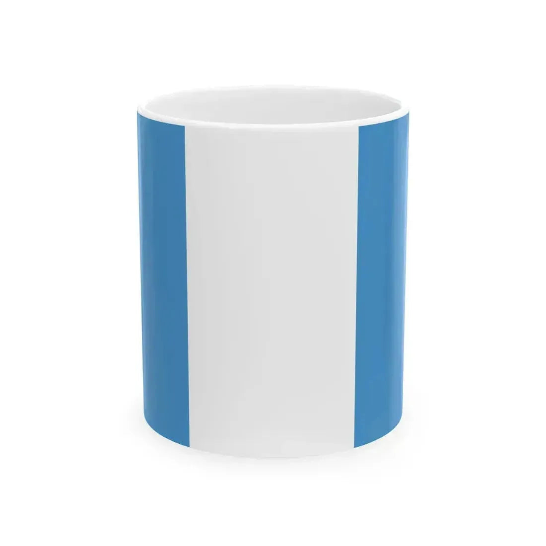 Civil ensign of Guatemala (Guatemala) White Coffee Mug 11oz - Go Mug Yourself