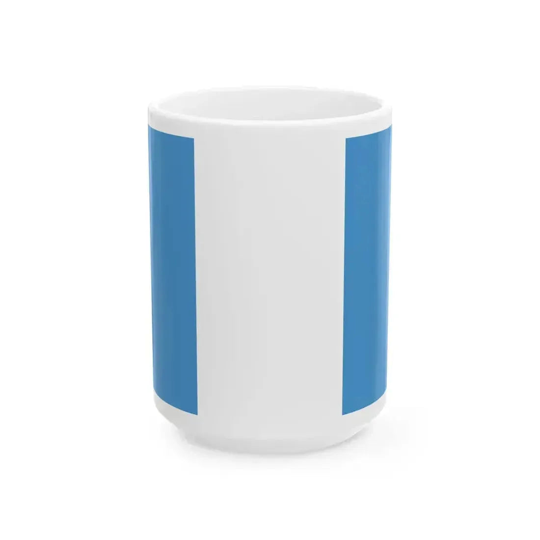 Civil ensign of Guatemala (Guatemala) White Coffee Mug 15oz - Go Mug Yourself