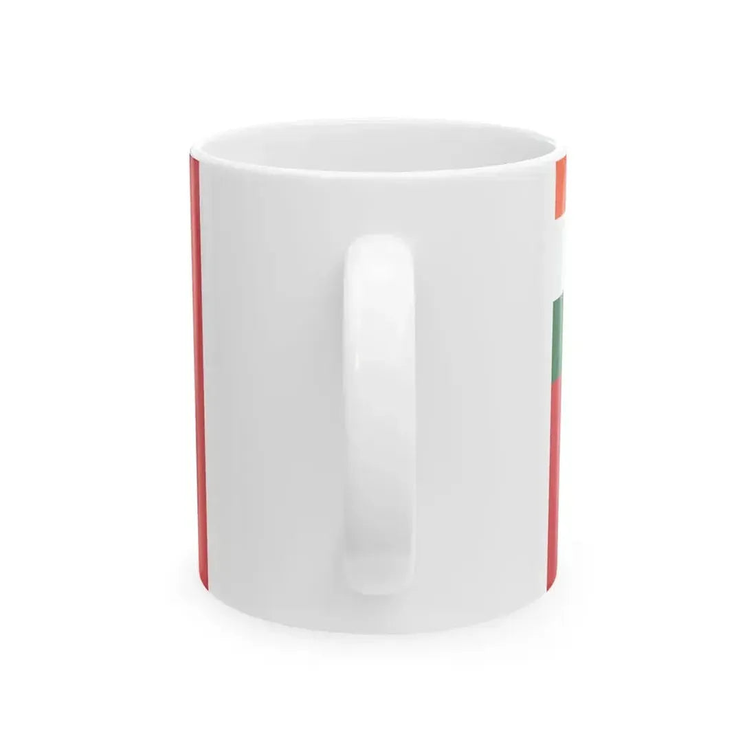 Civil Ensign of India (India) White Coffee Mug - Go Mug Yourself