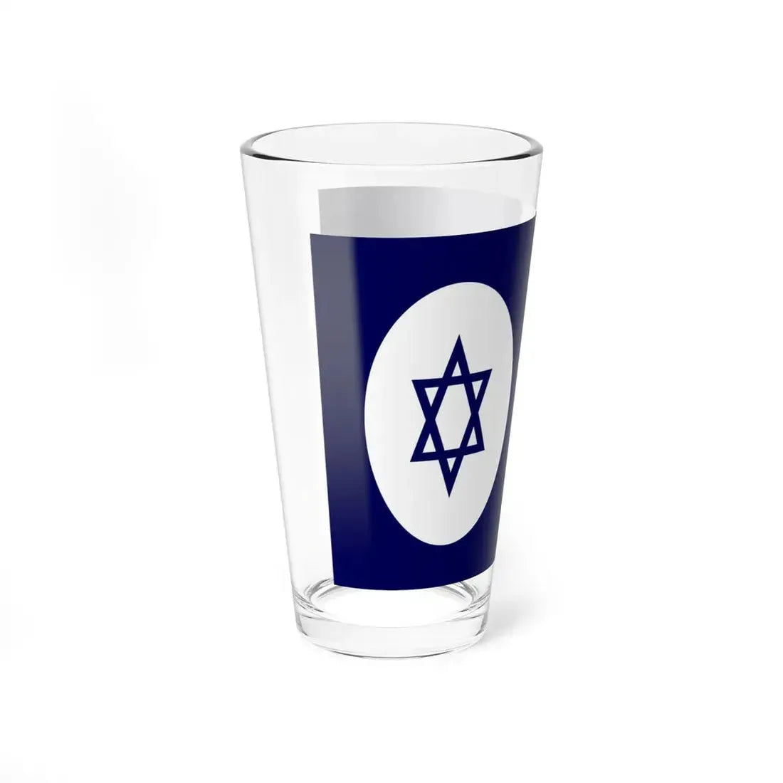 Civil Ensign of Israel (Israel) Pint Glass 16oz - Go Mug Yourself