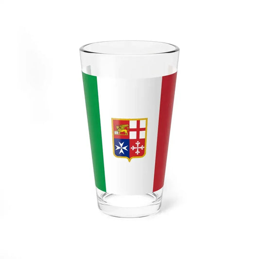 Civil Ensign of Italy (Italy) Pint Glass 16oz 16oz - Go Mug Yourself