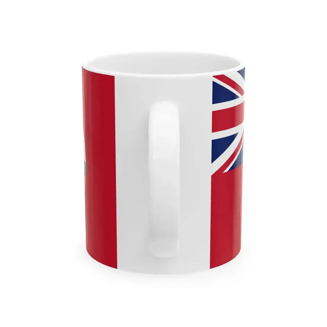 Civil Ensign of Leeward Islands 1952-1958 (Antigua and Barbuda) White Coffee Mug - Go Mug Yourself