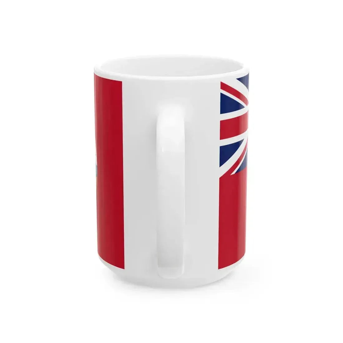 Civil Ensign of Leeward Islands 1952-1958 (Antigua and Barbuda) White Coffee Mug - Go Mug Yourself