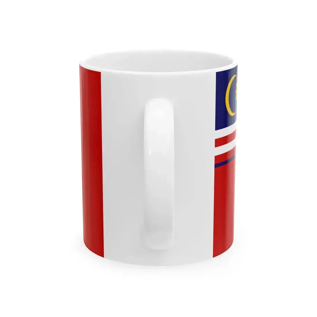 Civil Ensign of Malaya 1957-1963 (Malaysia) White Coffee Mug - Go Mug Yourself