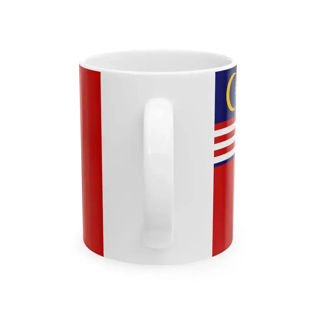 Civil Ensign of Malaysia (Malaysia) White Coffee Mug - Go Mug Yourself