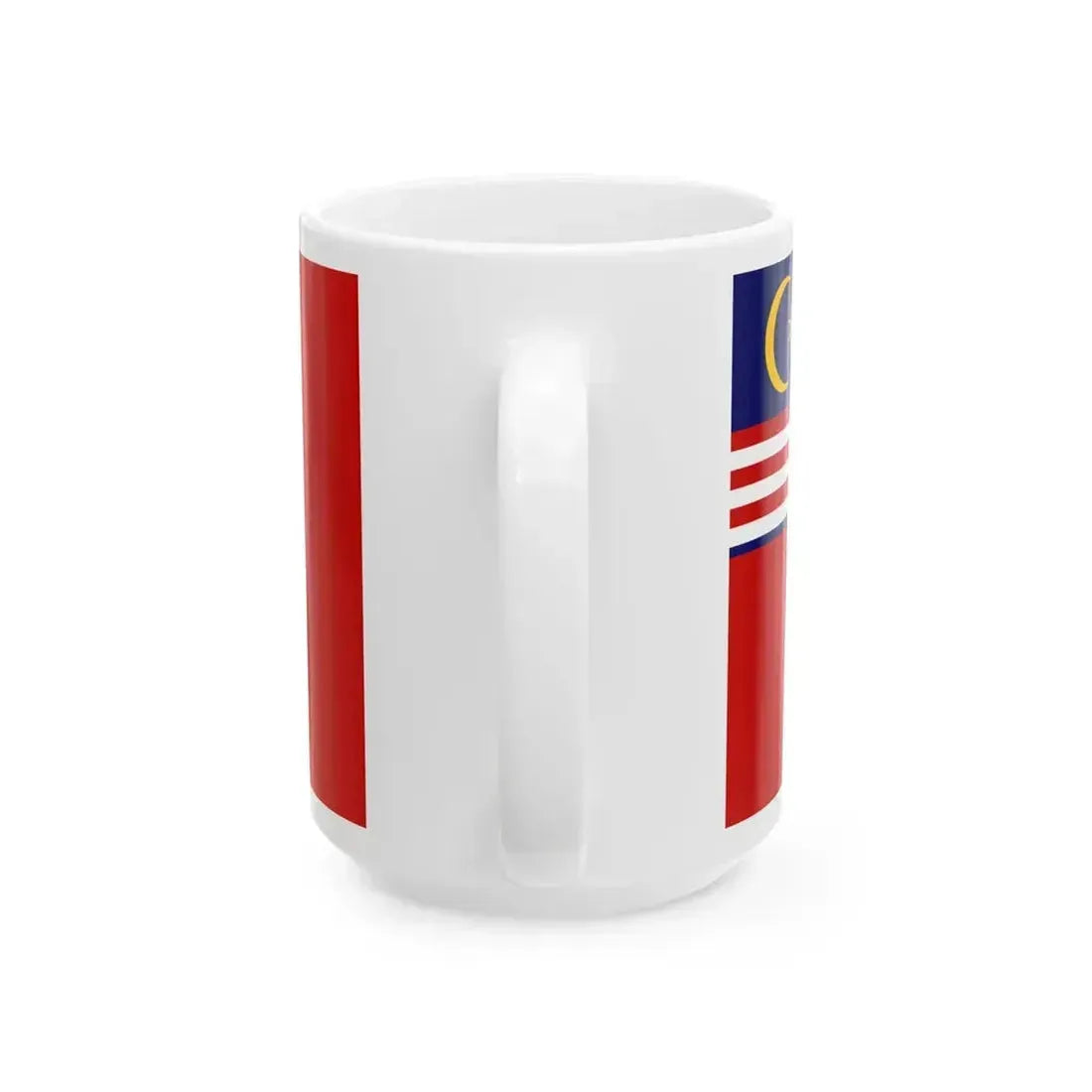 Civil Ensign of Malaysia (Malaysia) White Coffee Mug - Go Mug Yourself